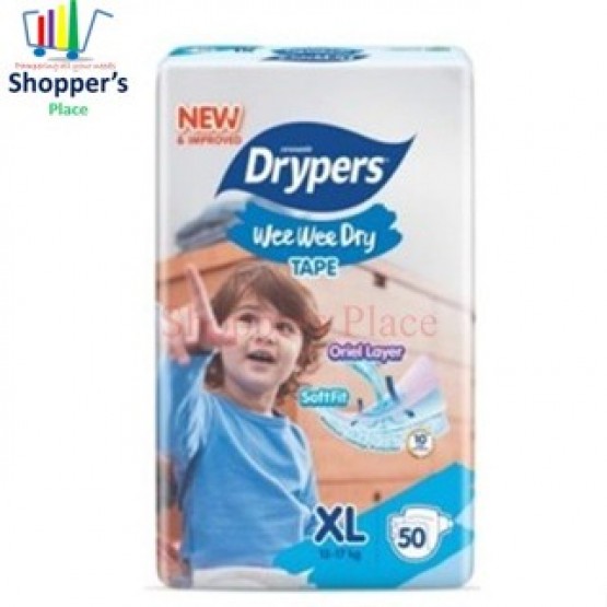 Drypers Wee Wee Dry Pants XL 50s (12–17 kg)
